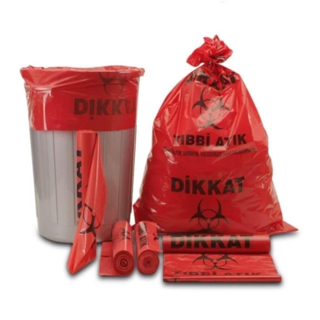 Tıbbi Atık Poşeti 80 X 110 Cm - 10 Adet 1kg