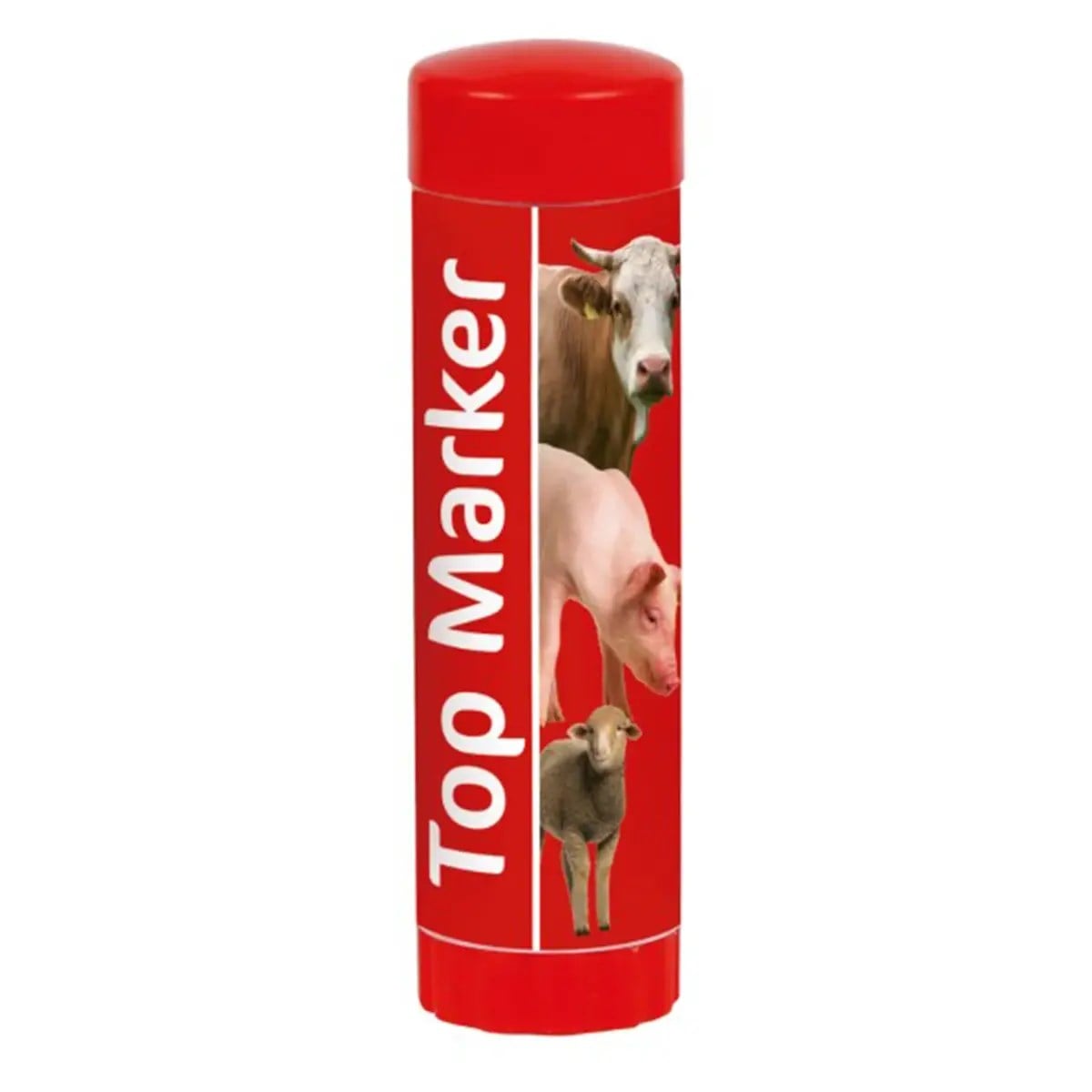 Top Marker Hayvan İşaretleme Kalemi Kırmızı