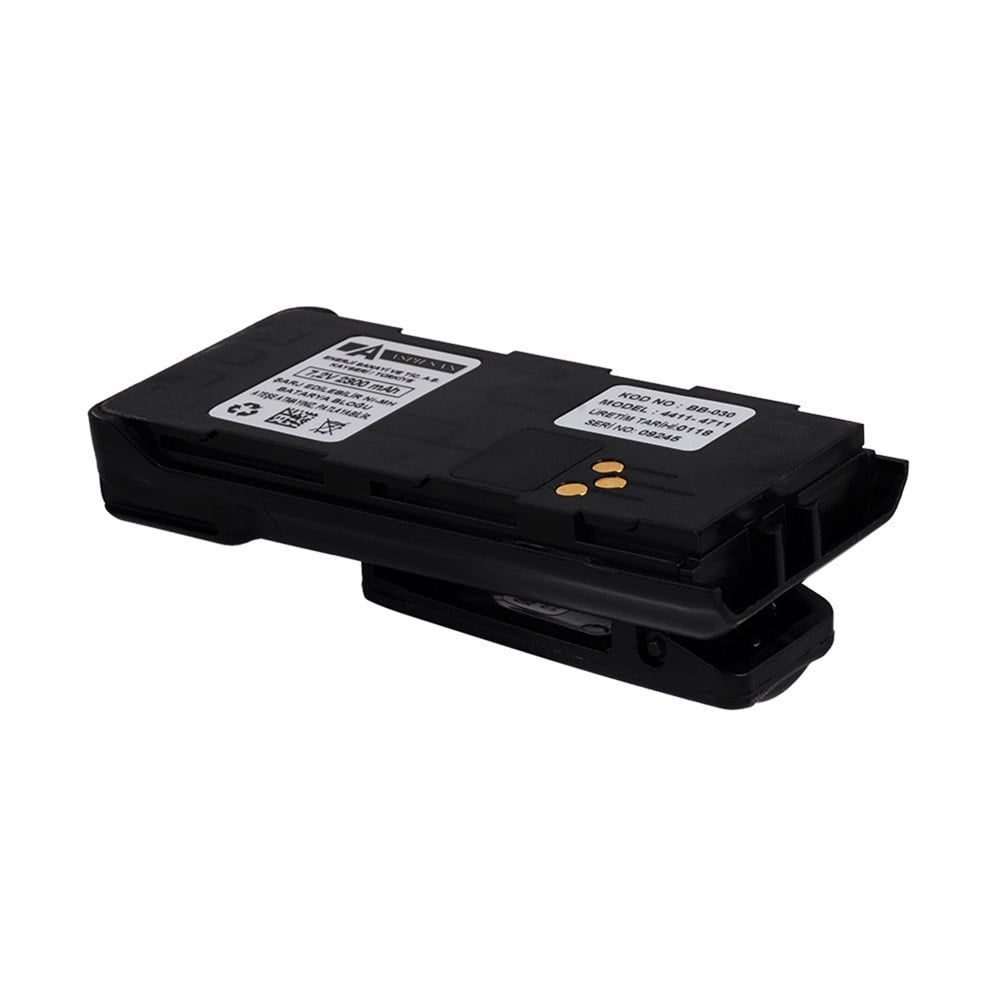 Aselsan 4411/4711 için Aspilsan 7.2v/2300mAh Ni-Mh Batarya, Klips dahil