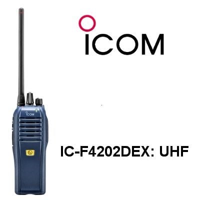 IC-F4202DEX UHF ATEX Telsiz (İzne tabidir)