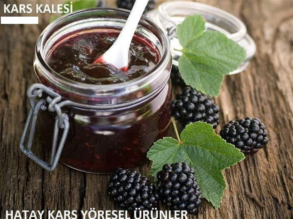 Karadut reçeli, net 850gr cam kavanozda