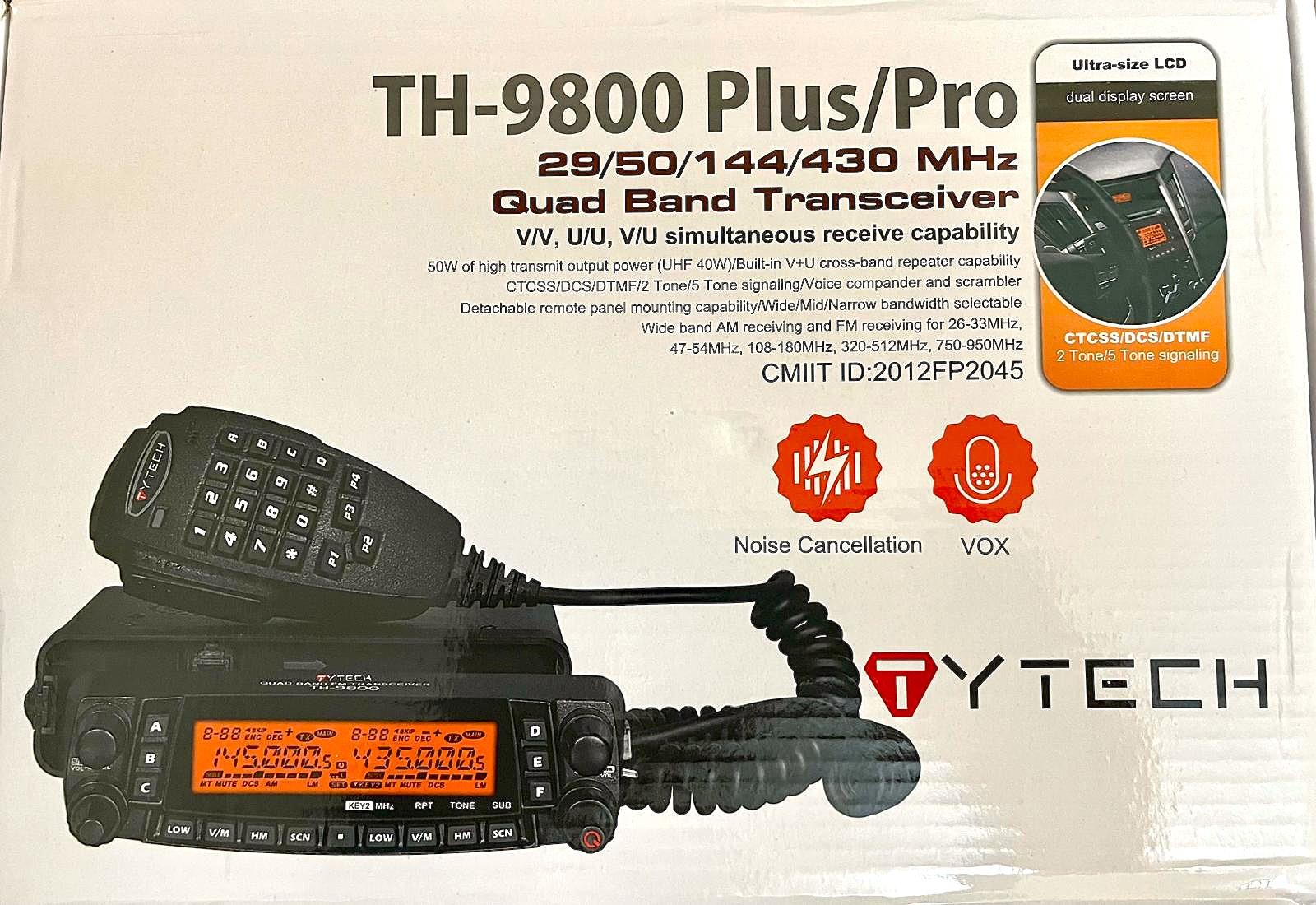 TYT TH-9800 PLUS Quad (4) Band Telsiz 29/50/144/430MHz (İzne tabi)
