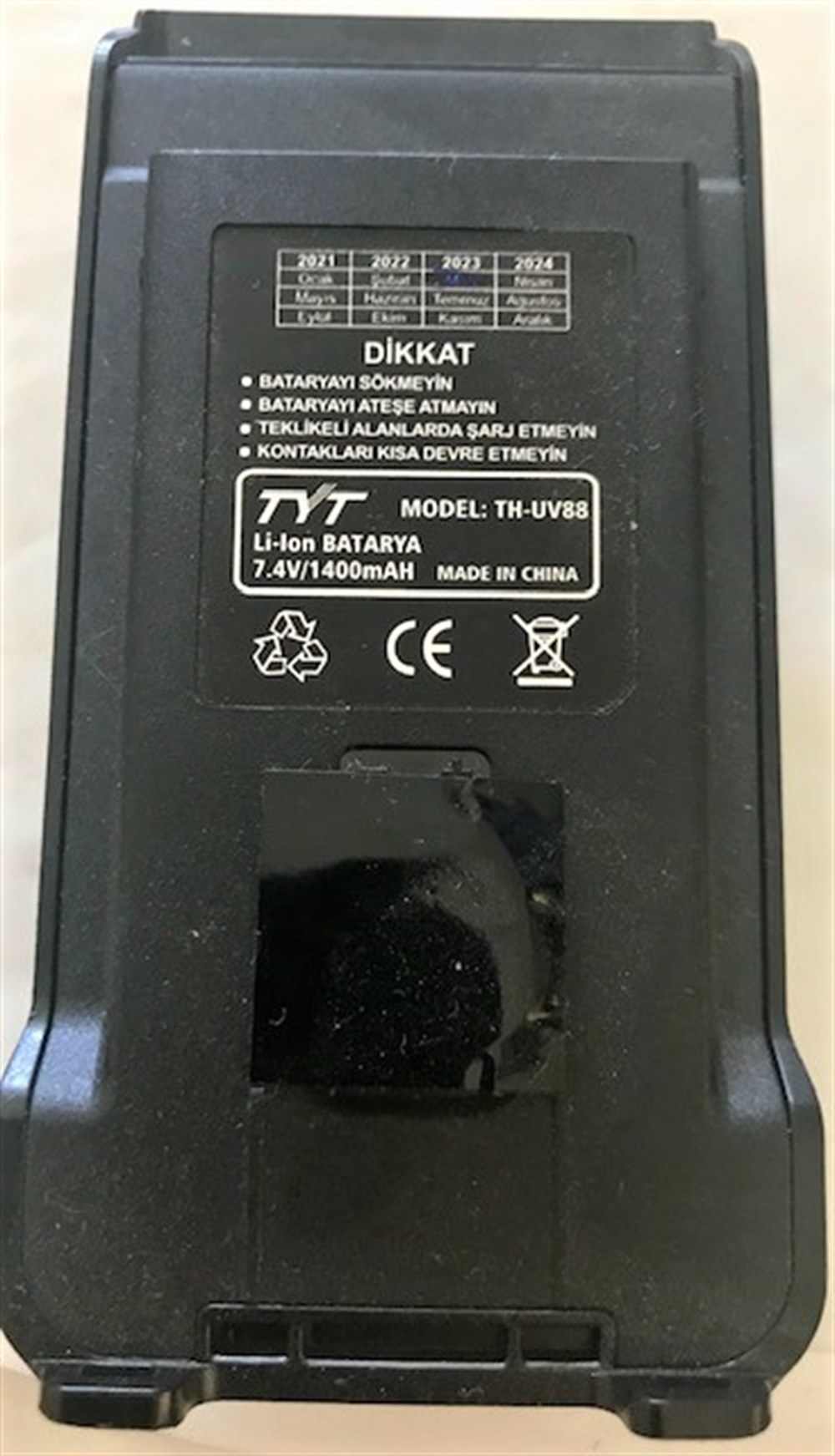 TYT TH-UV88 Bataryası 7.4V/1400mAH Li-Ion