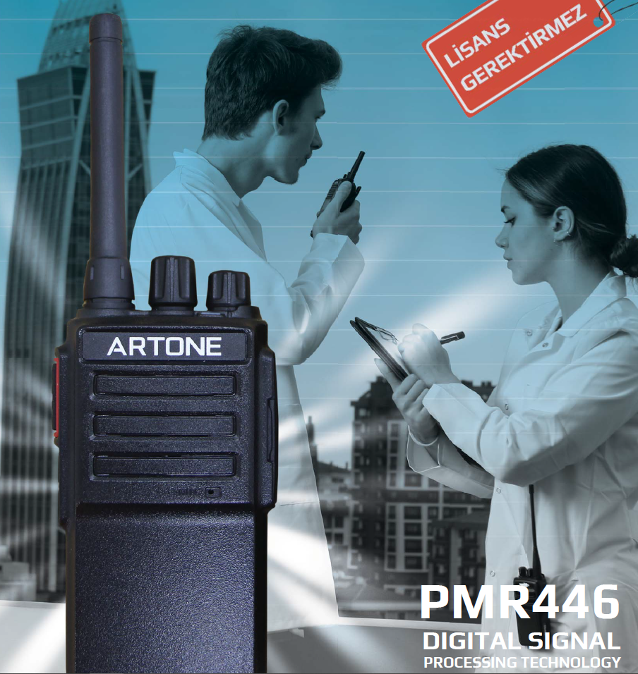 ARTONE HP348 PMR El Telsizi (Lisanssız-Tek satılır)