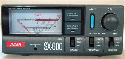 AV SX-600 SWR-Wattmetre 1.8-200/140-525MHz 400W