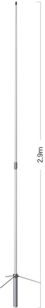 Diamond BC205 UHF430-490MHz  8.15dBi Çatı Anteni (2 bölüm)