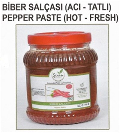 Doğal Acı Biber Salçası 1000gr. (Hot Pepper Paste)