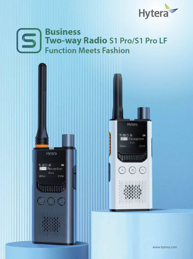 Hytera S1PRO (Beyaz), S1LFPRO (Gri) El Telsizi (Lisanssız-Tek satılır)