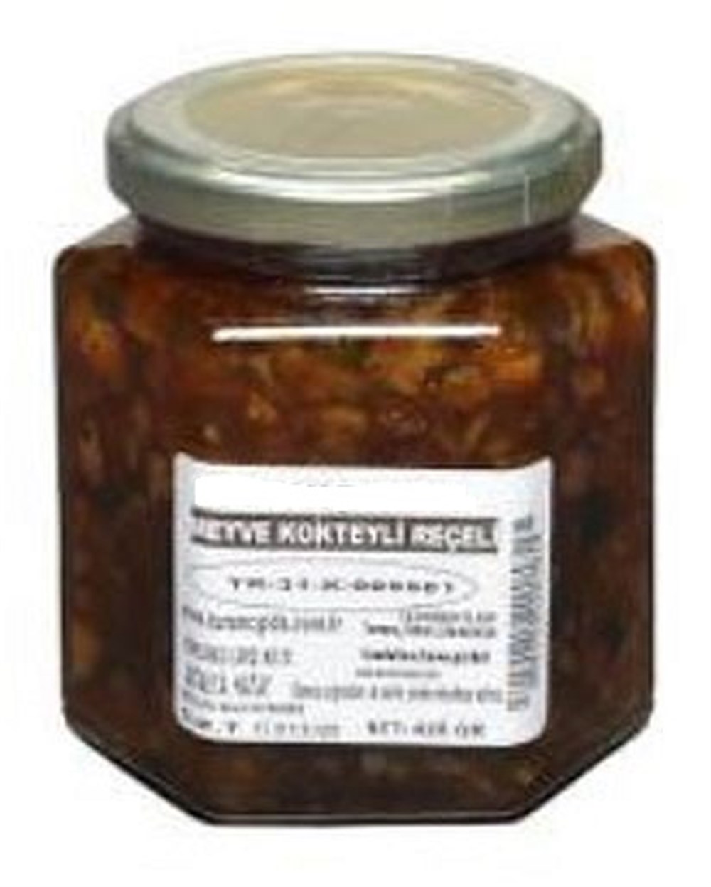 Meyve kokteyli Reçeli 400gr. cam kavanozda