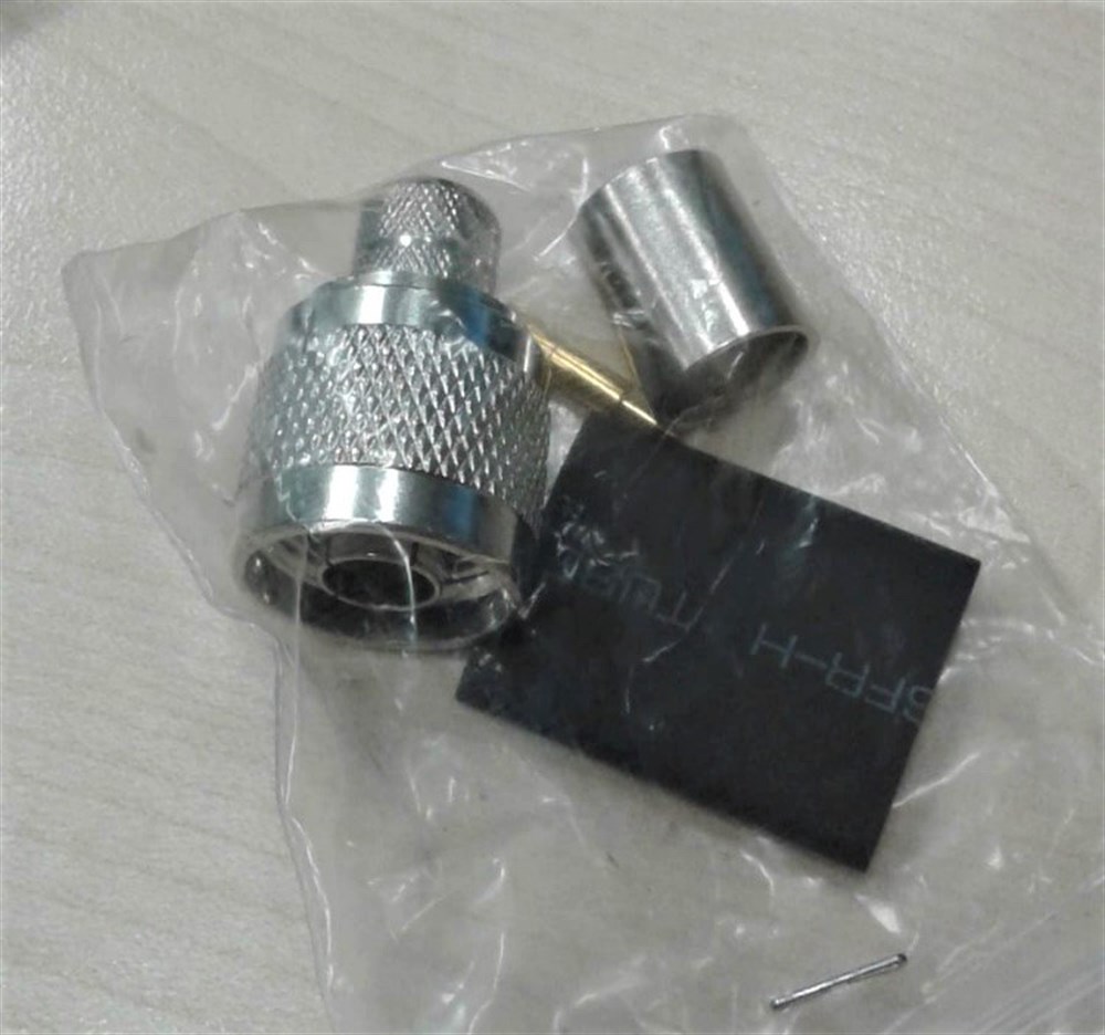 N Erkek sıkmalı (Crimp) LMR 400 için