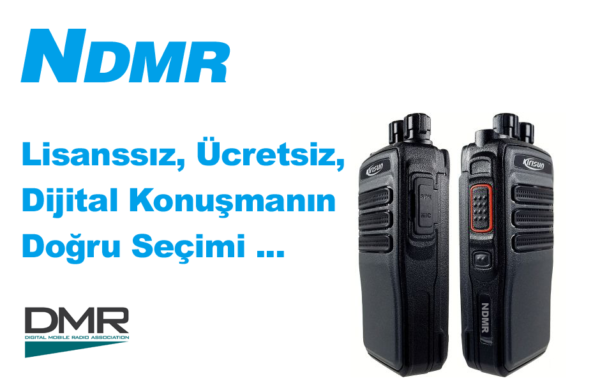 NDMR Analog/Dijital El Telsizi (Tek satılır-İzin gerekmez)