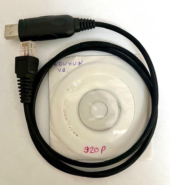 Wouxun 920P vb. marka/model Araç Telsiz Program kablosu