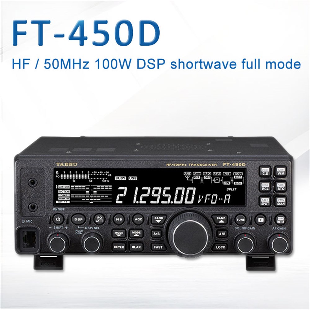 Yaesu FT-450D HF Telsiz, Yaesu HF Transceiver, Amatör Telsiz, Ham Radio,  Transceiver
