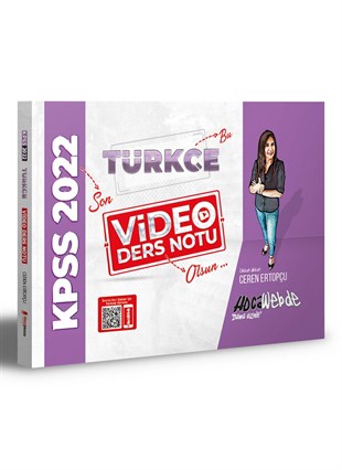 KPSS Türkçe Video Ders Notu