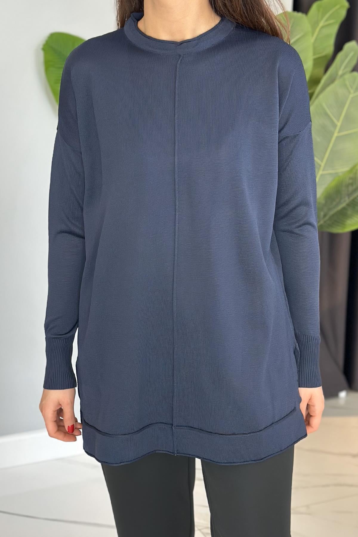 Baisc Triko Tunik 2001 Lacivert