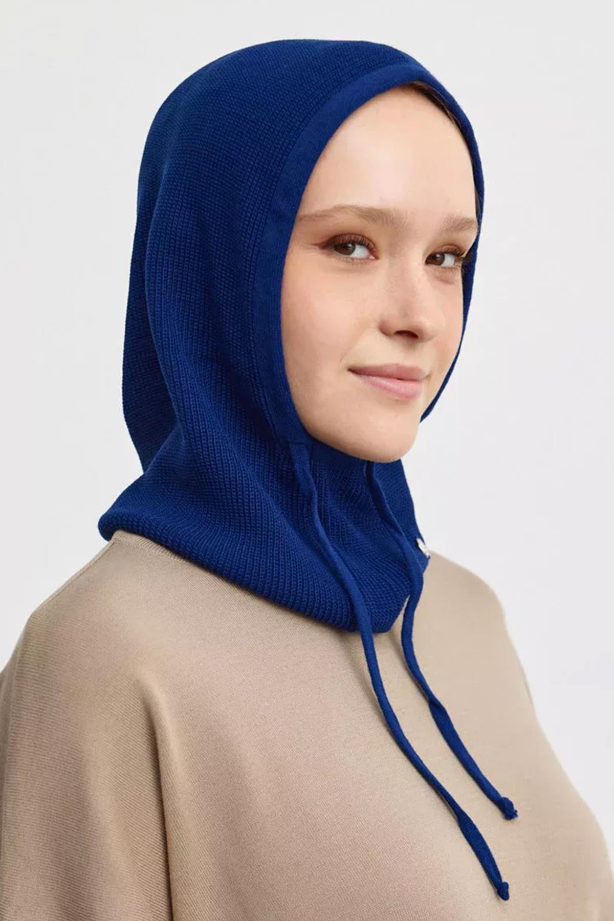 Balaclava Pamuklu Triko Bere 777 Lacivert
