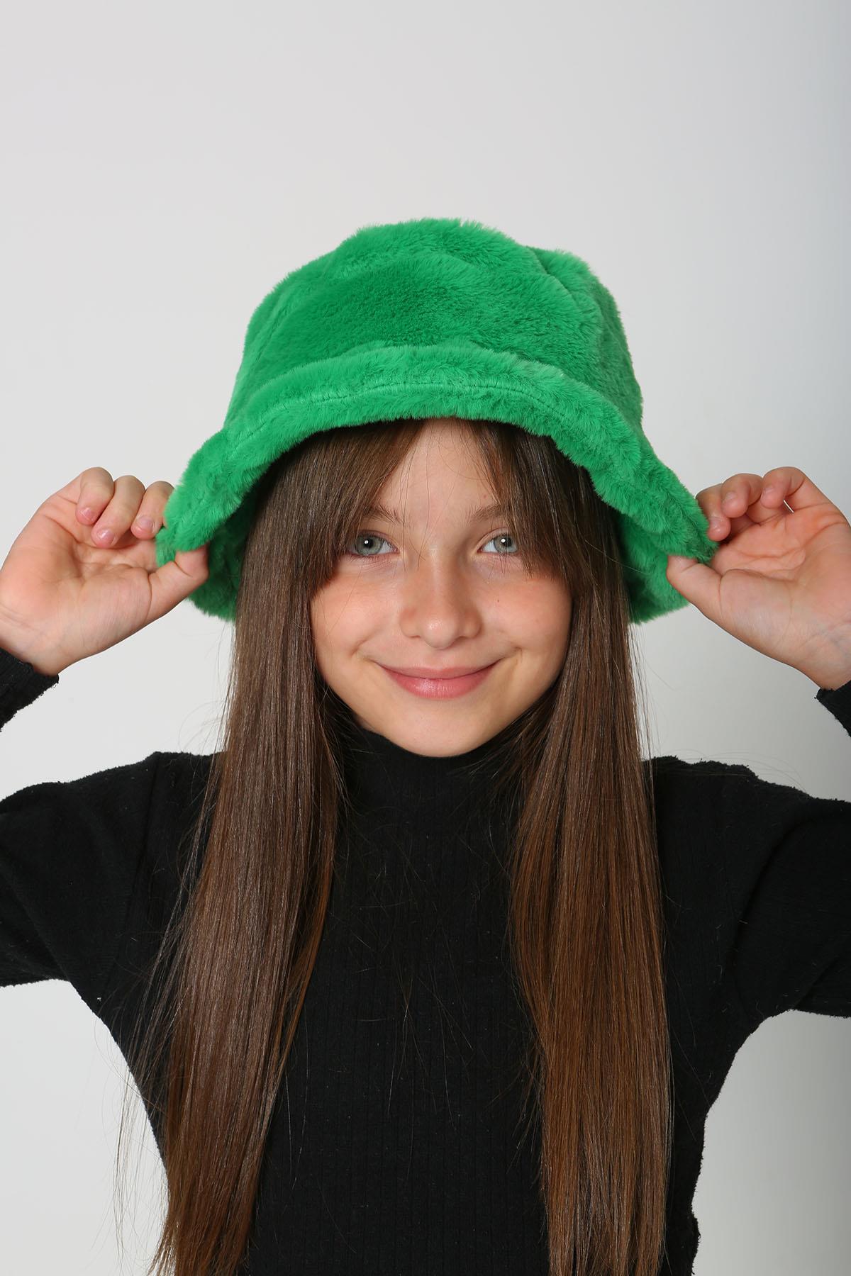 Çocuk Peluş Bucket Şapka RKŞ-Ç-01 Benetton