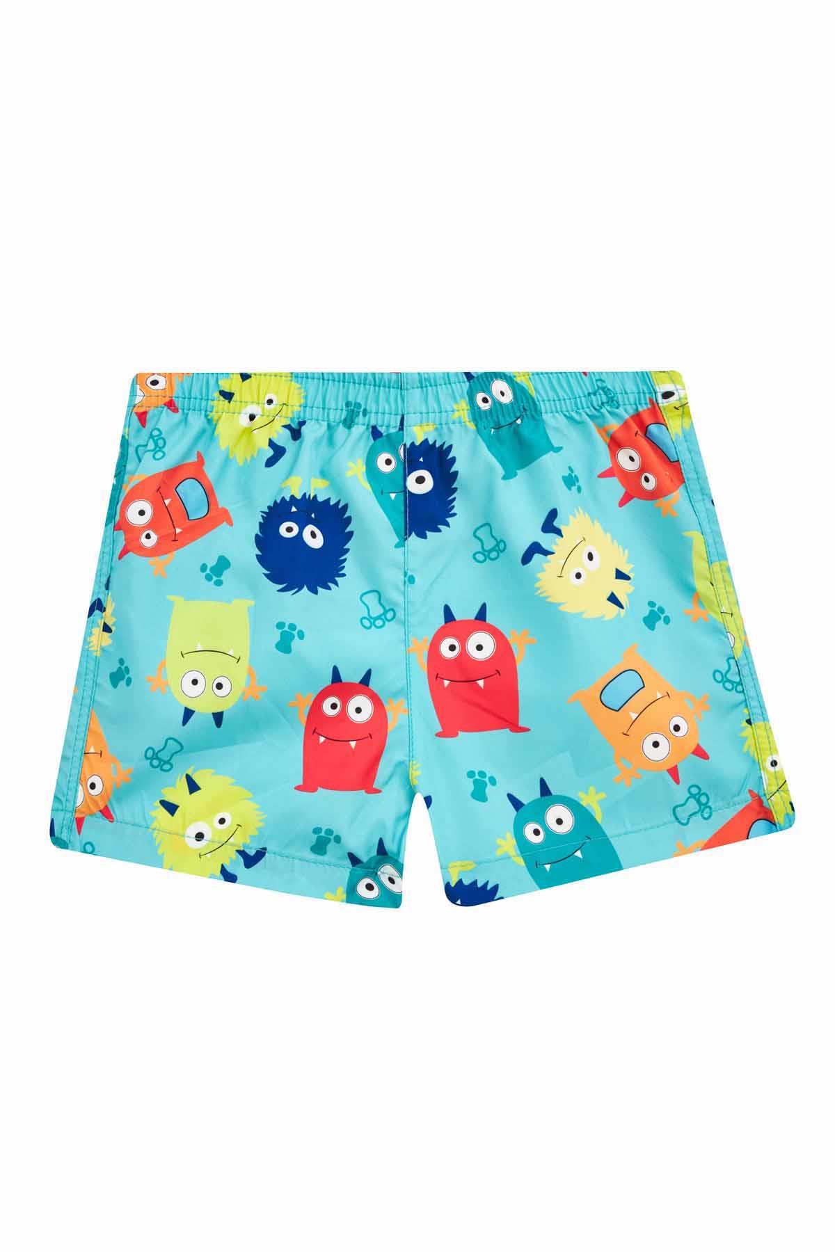 Deniz Şortu  Erkek Çocuk Bebek Elroy S203 Mint