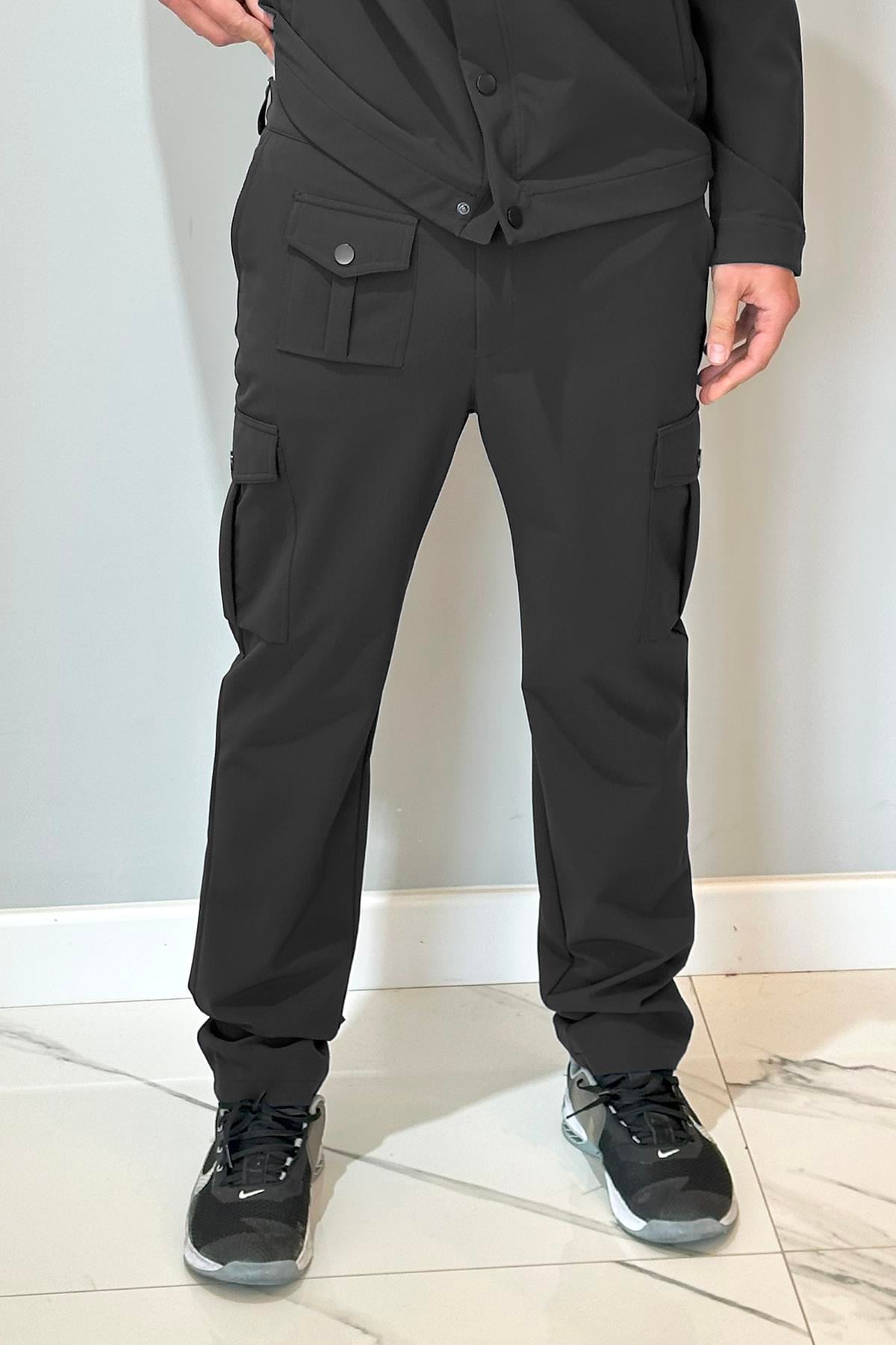 Erkek Çıtçıtlı Pantolon 24720 Siyah