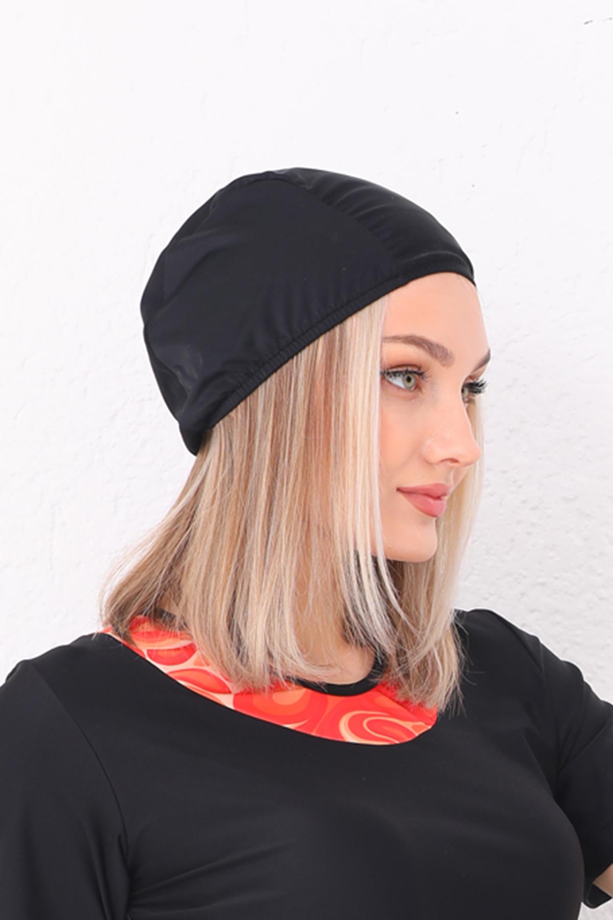 Havuz Deniz Düz Bone RB007 Siyah