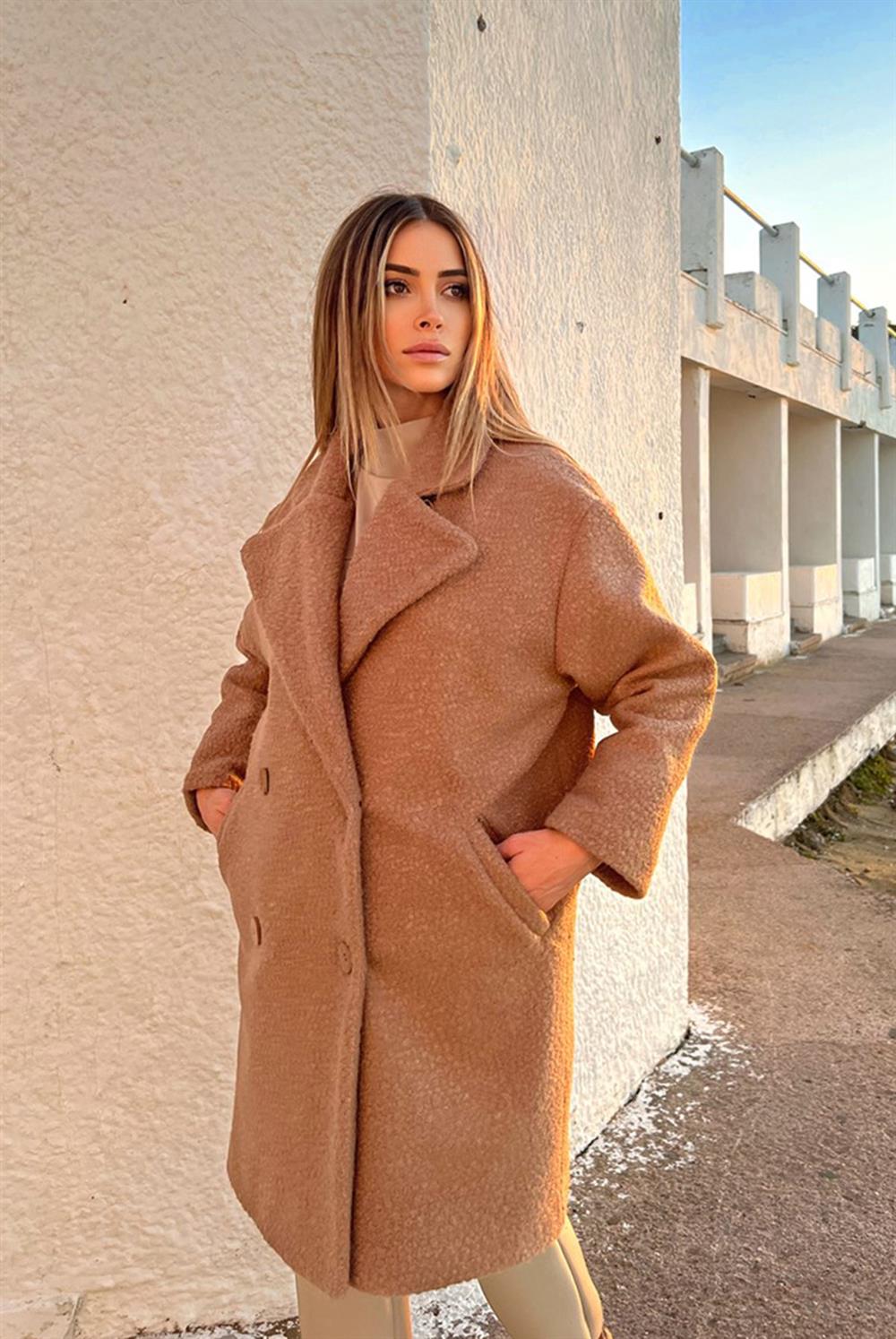 Lale Butik Peluş Kaban 5012 Kahverengi