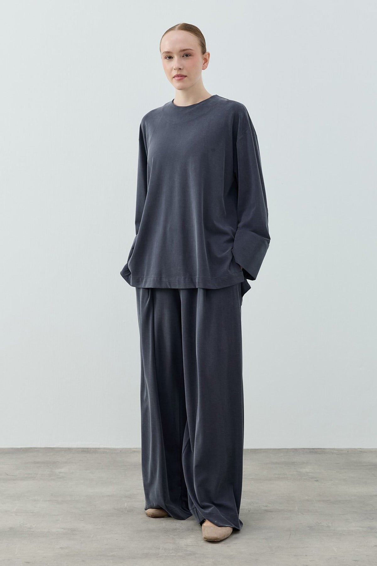 Merwish Modal Comfy Takım 1646 Lacivert
