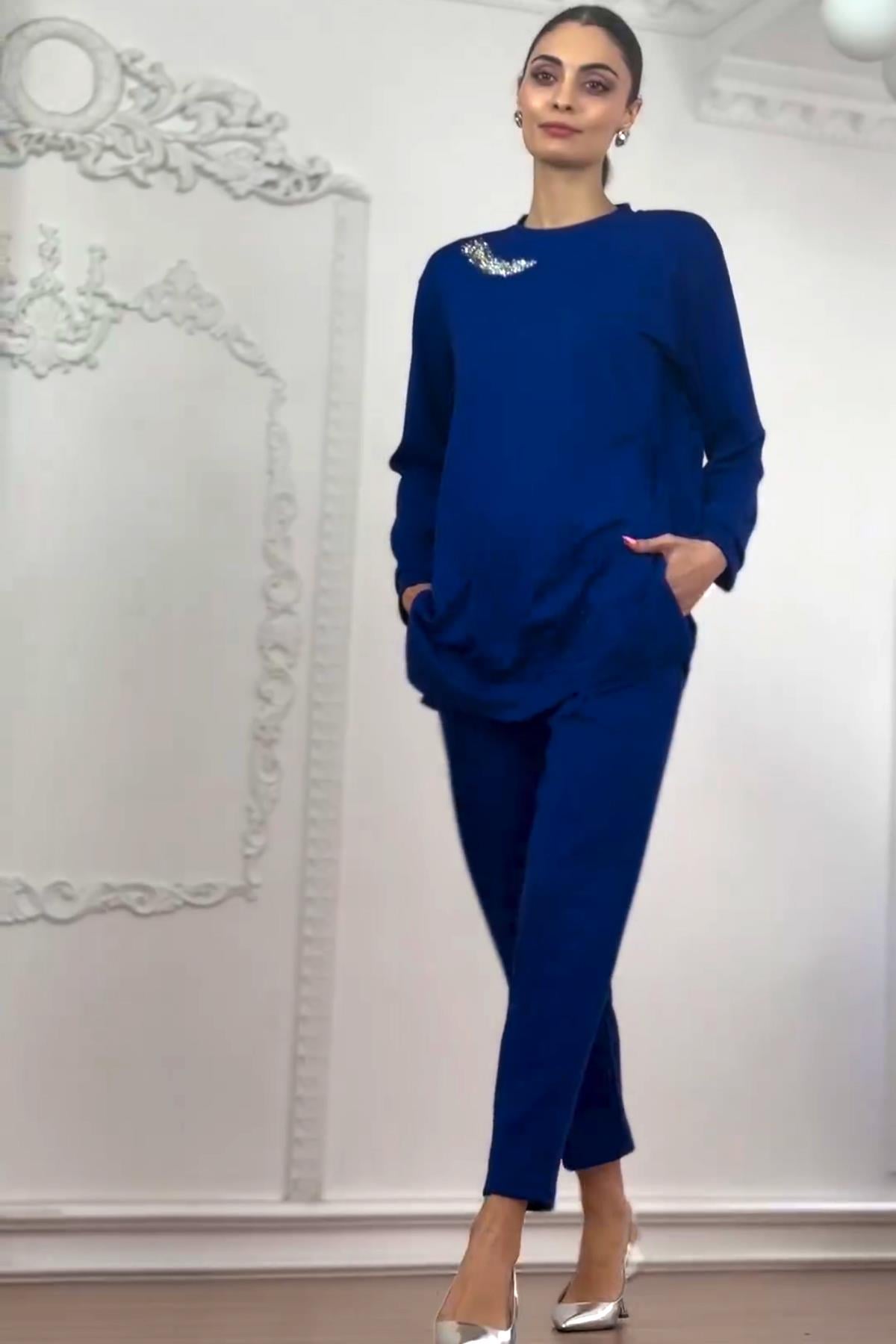 Missemramiss Aksesuarlı Comfort Takım 4481 Saks