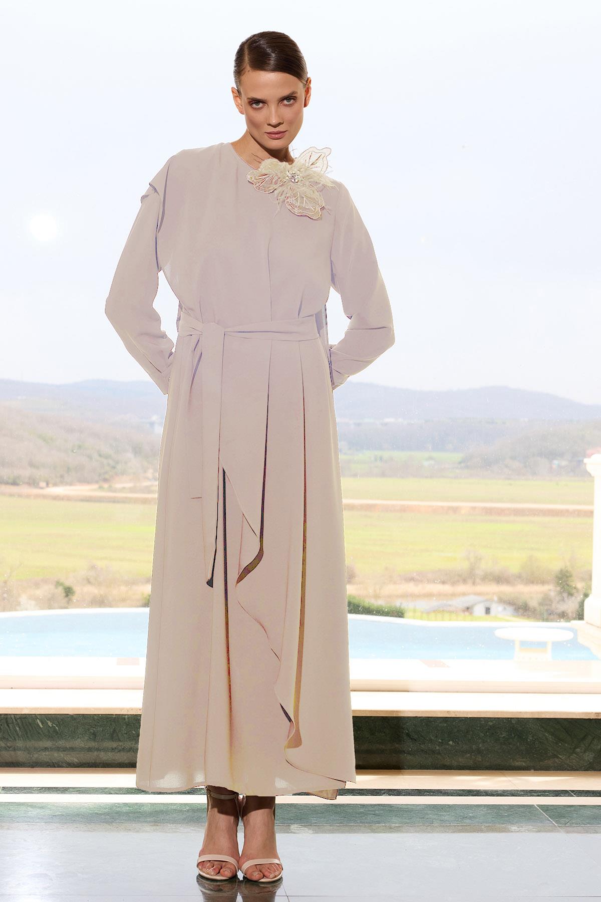 Missemramiss Aller Elbise 4321 Bej