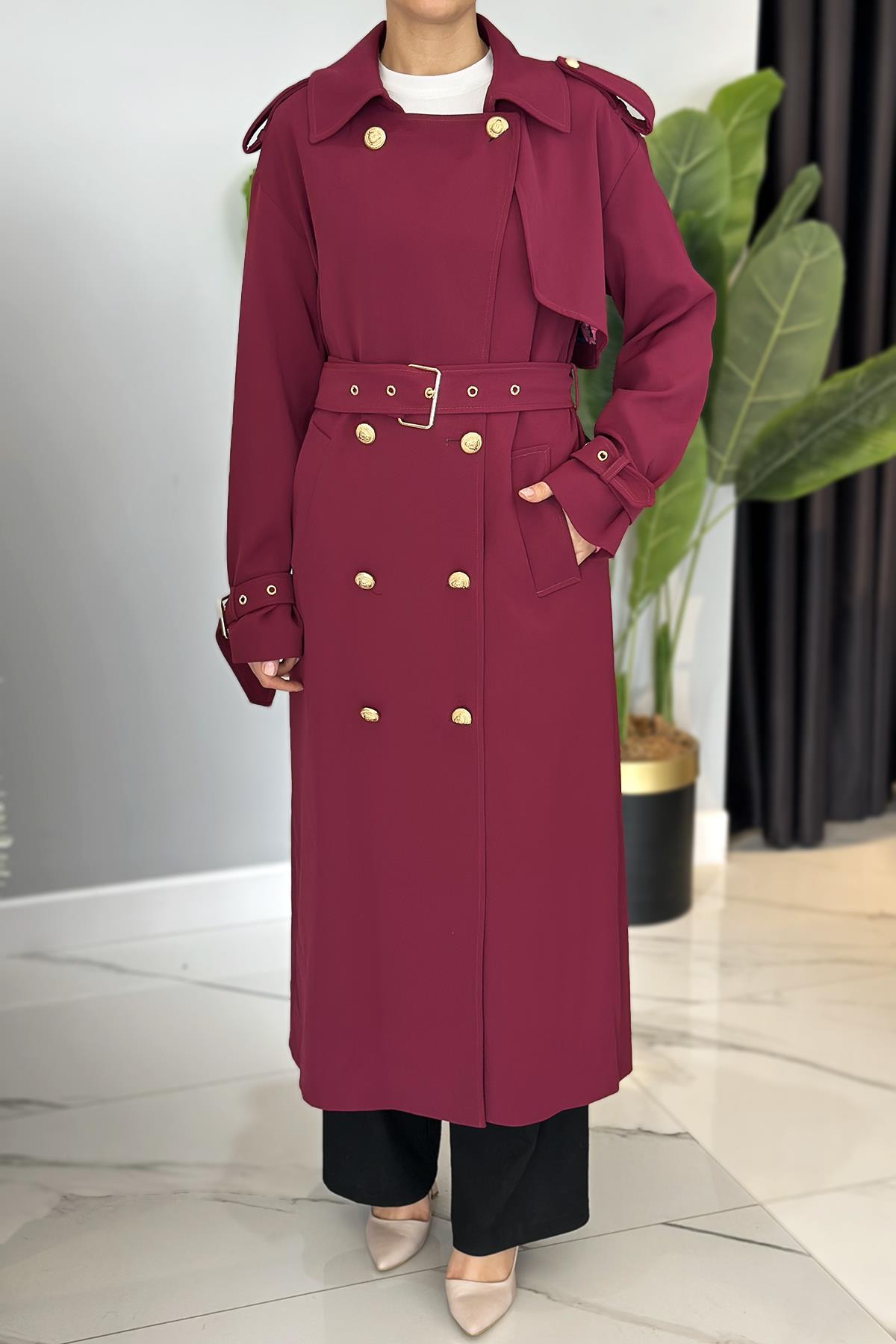 Missemramiss Rose Trençkot 4721 Bordo