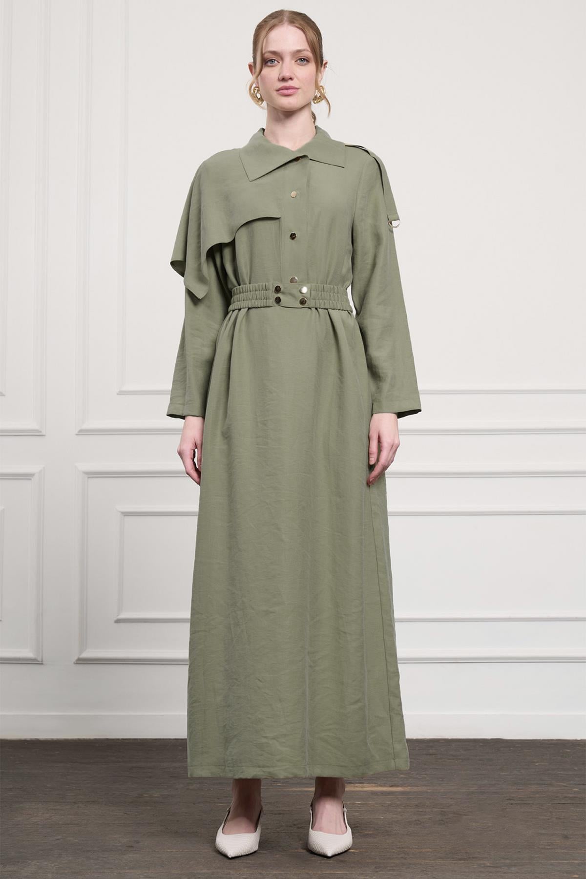 Nuss Elbise 2043 Haki