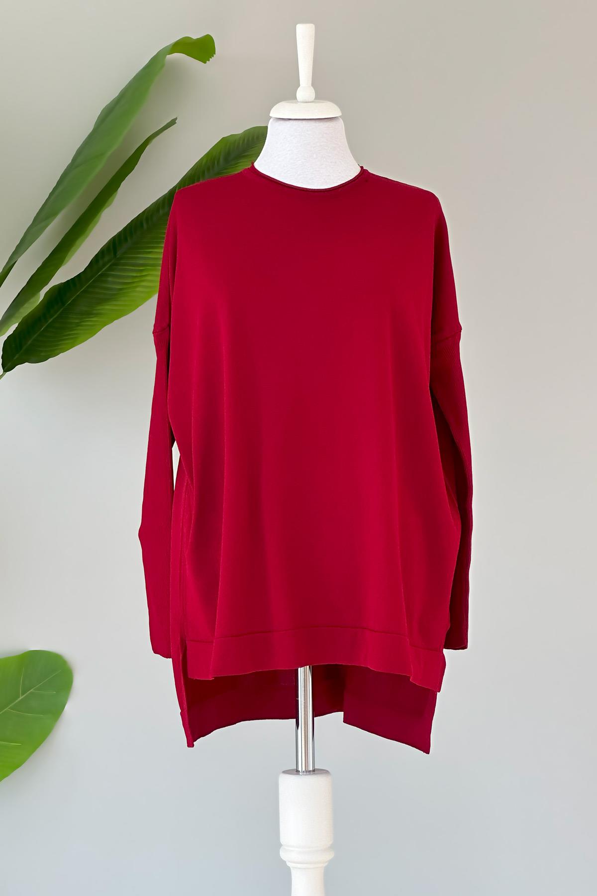 Nuss Merserize Standart Tunik NS-22Y-116TNK Bordo