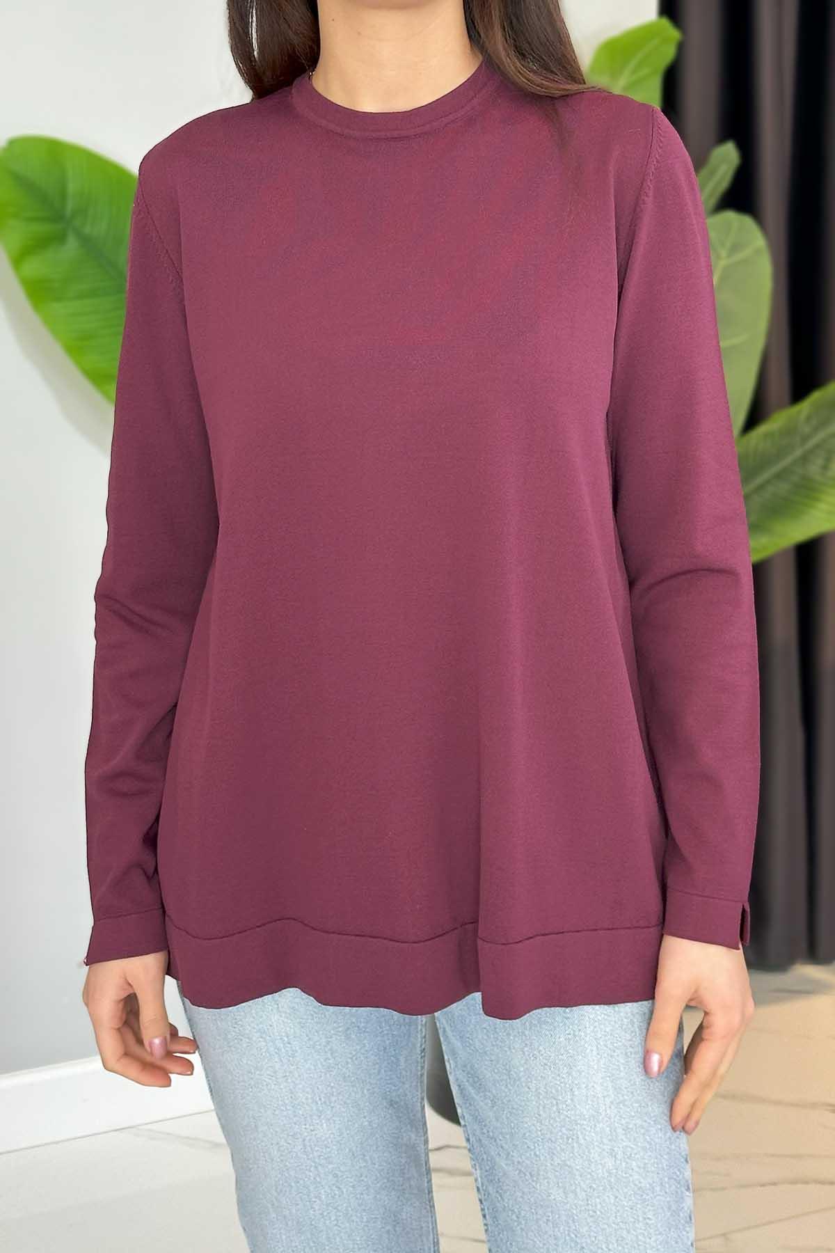 Nuss Merserize Standart Tunik NS-22Y-902TNK Mürdüm