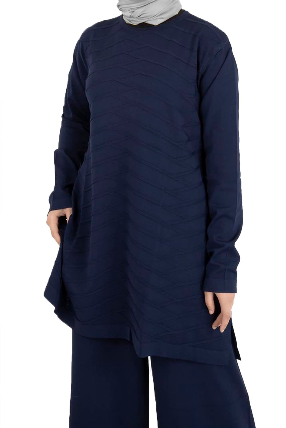 Nuss Merserize Triko Pantalonlu Takım NS-23K-704TKM Lacivert