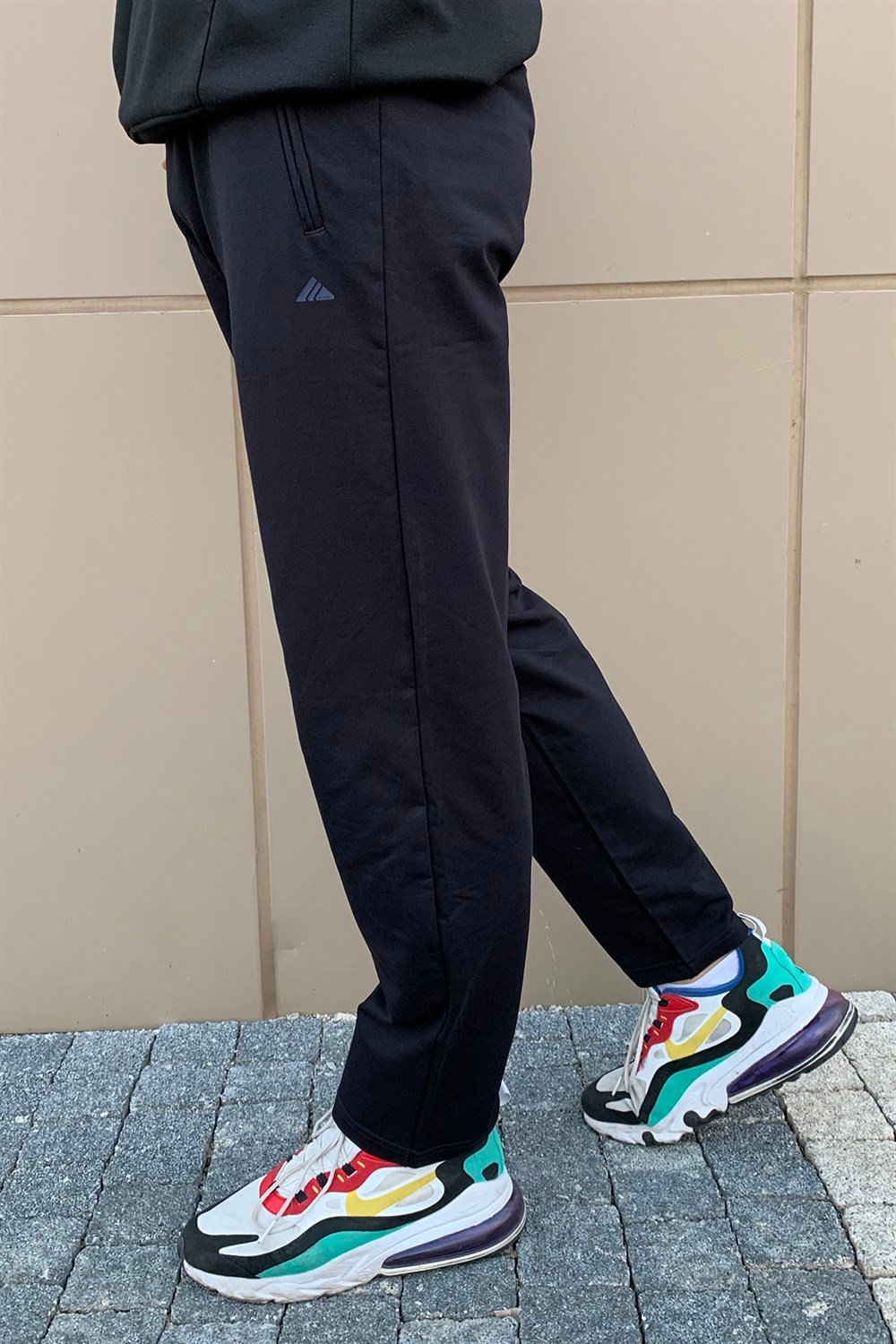 Remsa Spor Erkek Paçası Düz Beli Lastikli 3 Cepli Eşofman Altı