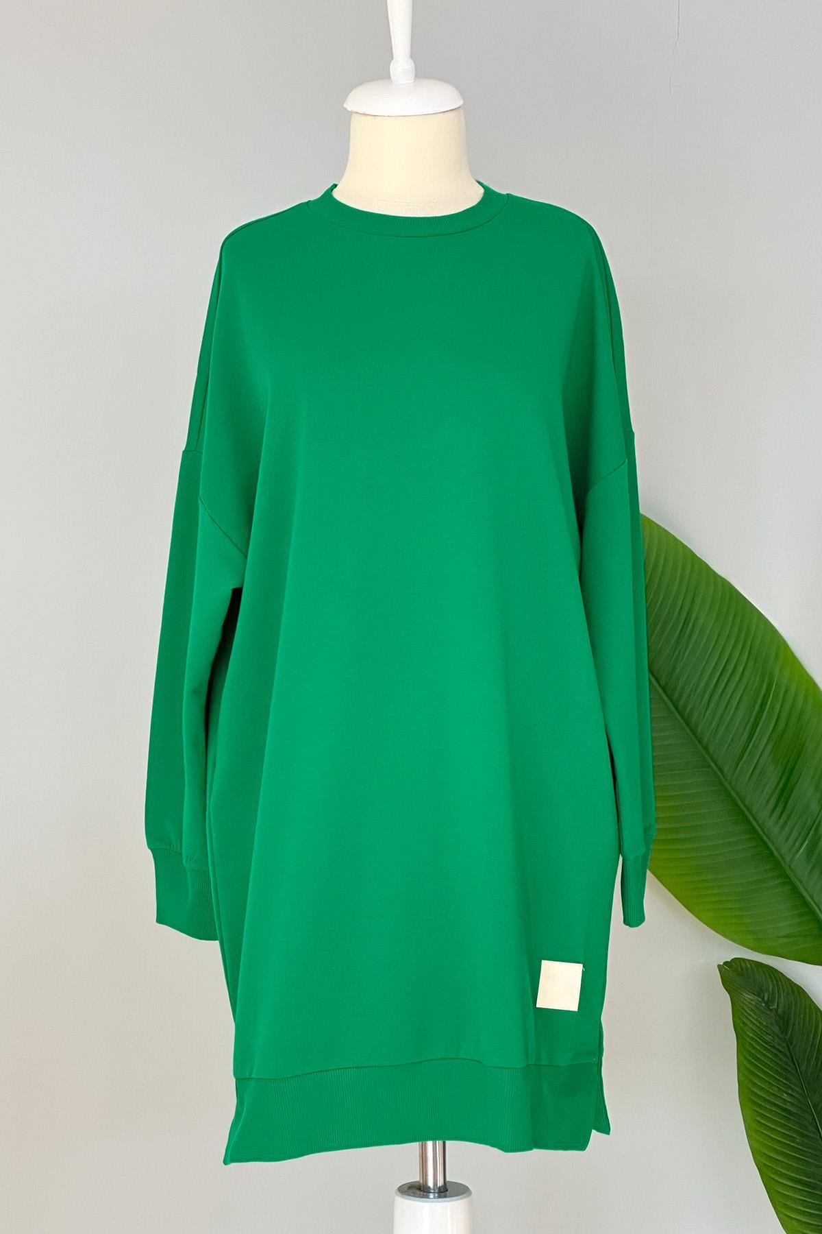 Soul Basic Sweat Tunik 30644 Yeşil
