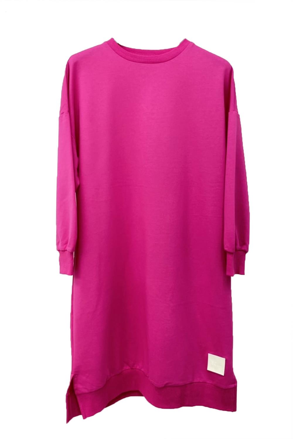 Soul Basic Tunik Sweat Fuşya