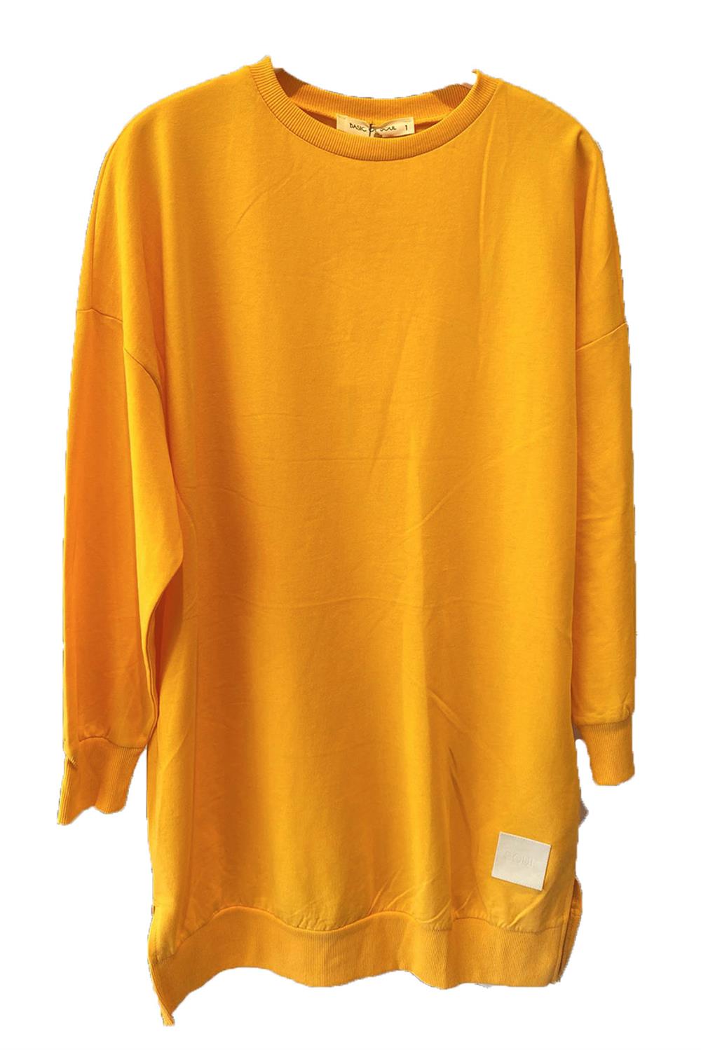 Soul Basic Tunik Sweat Sarı