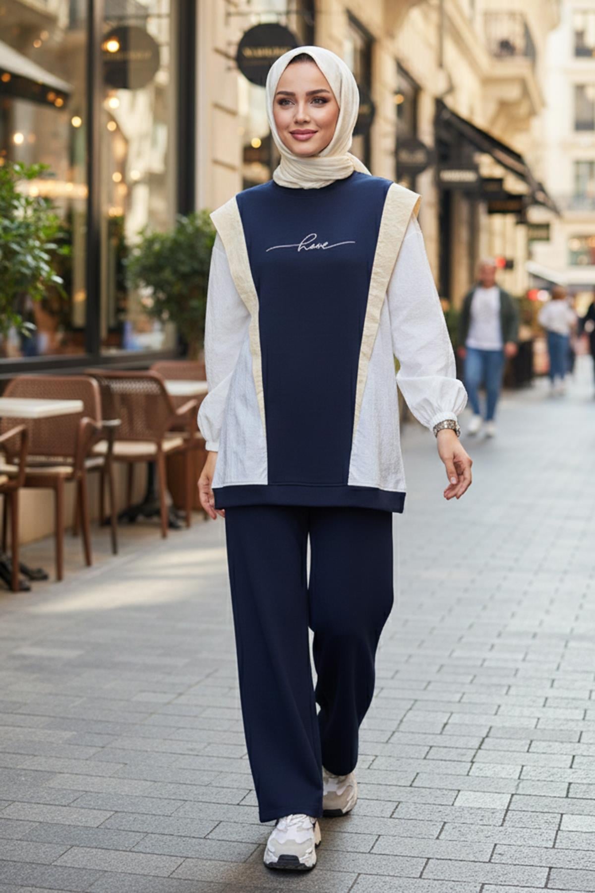 Tunik Pantolon Takım 120249 Lacivert
