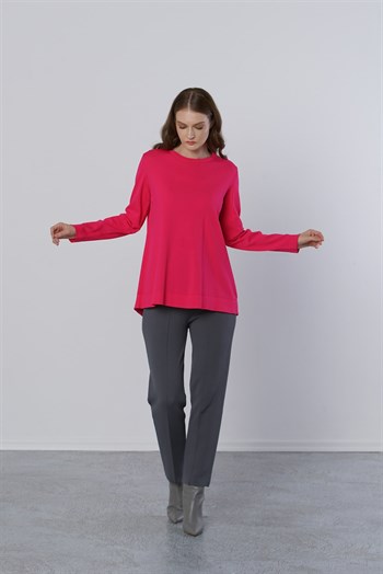 Nuss Merserize Standart Tunik NS-22Y-902TNK Fuşya