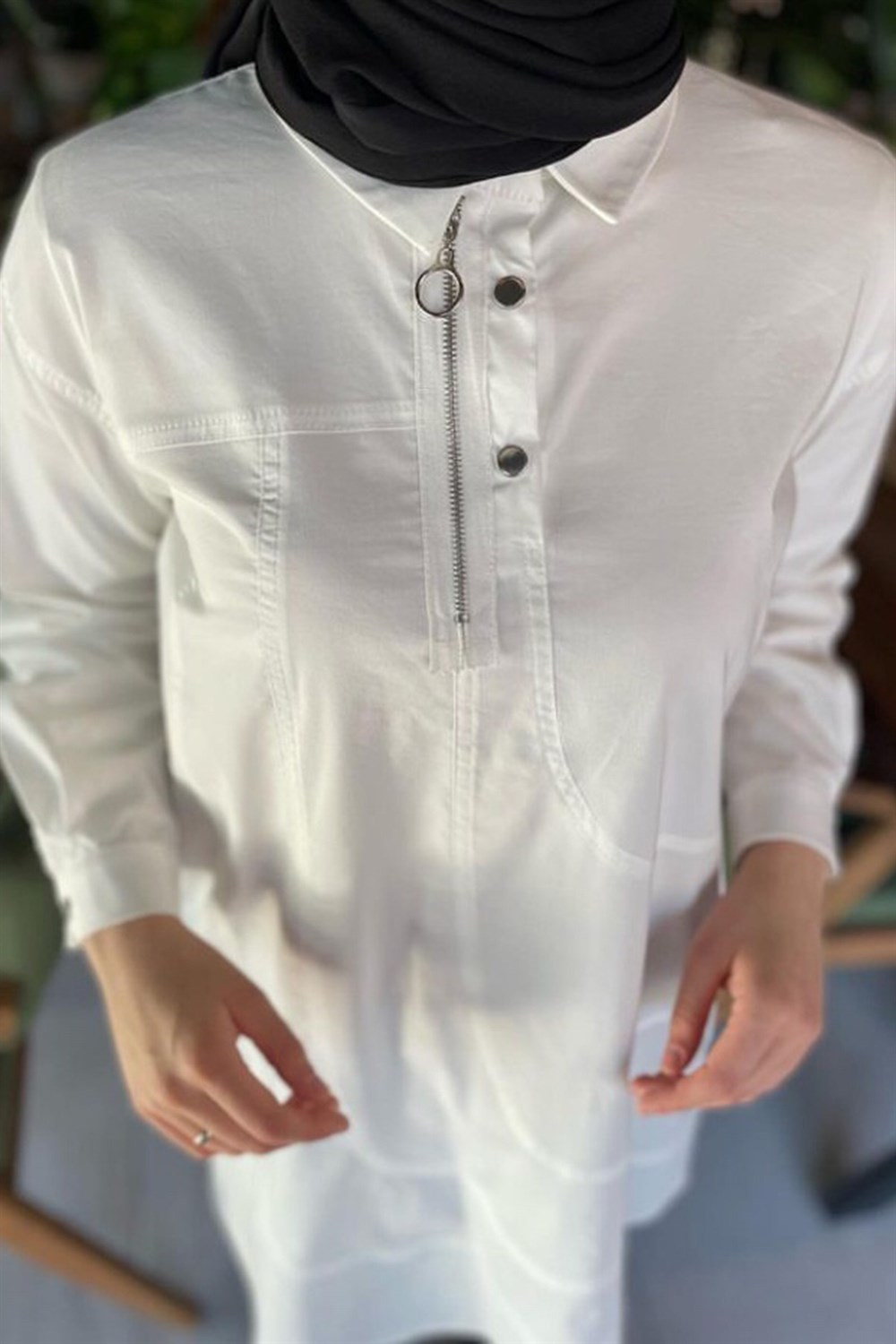 Ceremony Poplin Tunik 3112 Ekru