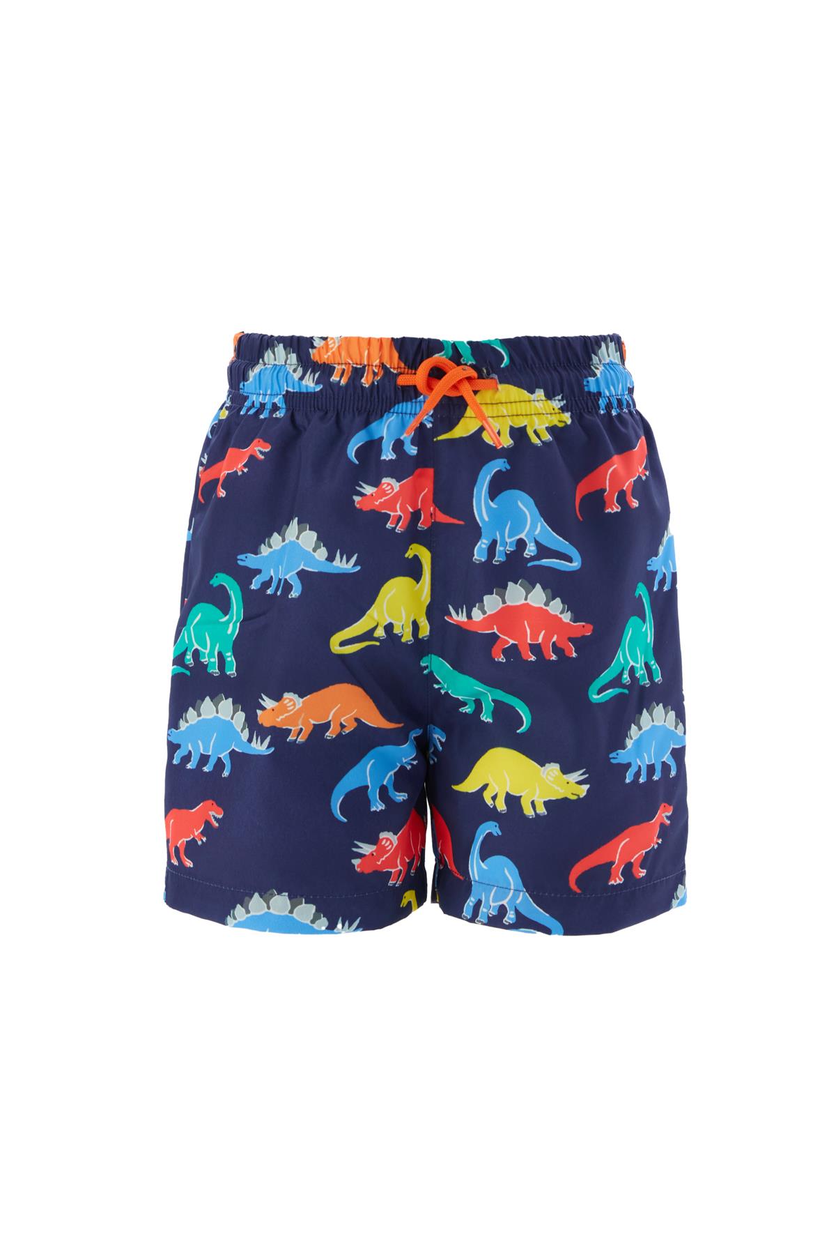 Deniz Şortu Dinazor Erkek Çocuk Bebek Remsa Mayo Marlın 11 S110 Koyu Lacivert