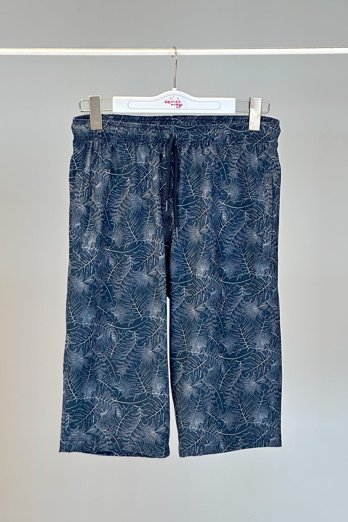 Desenli Erkek Şort Kapri Mayo RKS-07 Remsa Mayo