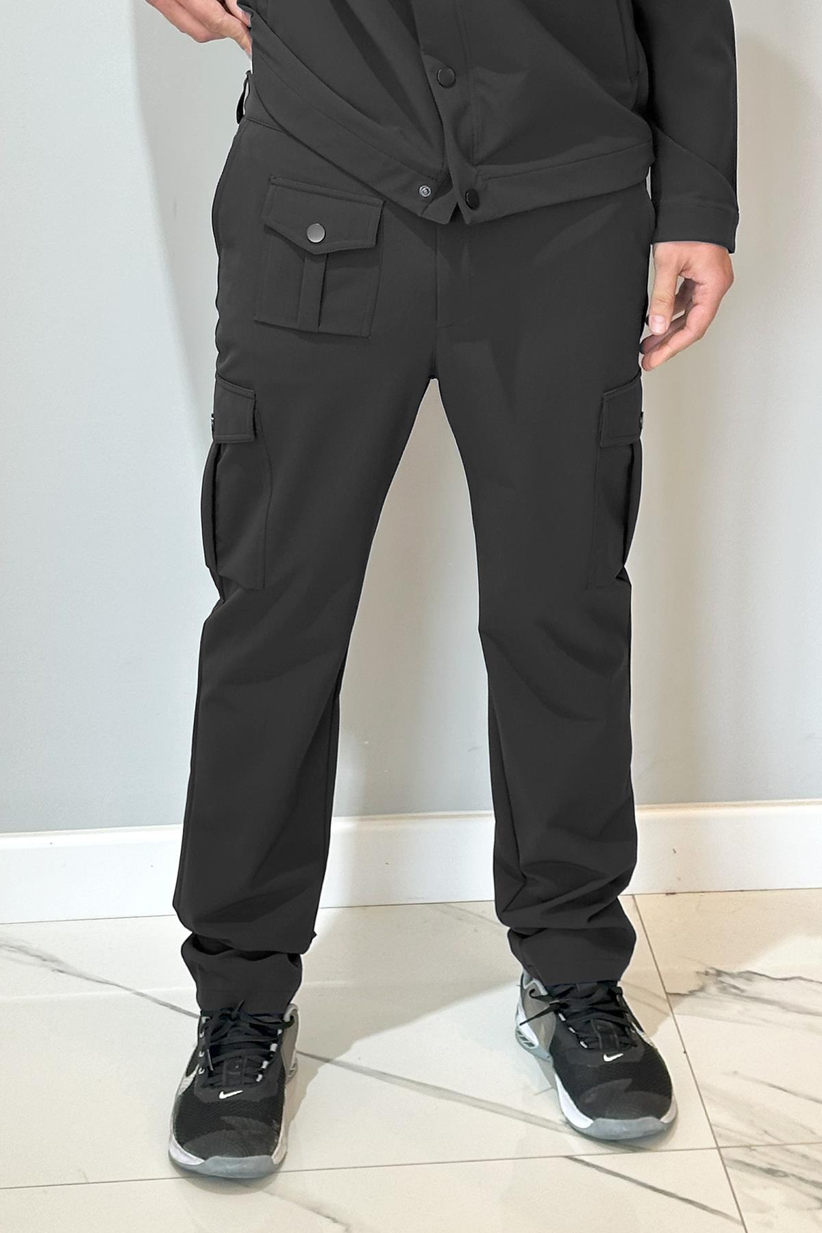 Erkek Çıtçıtlı Pantolon 24720 Siyah