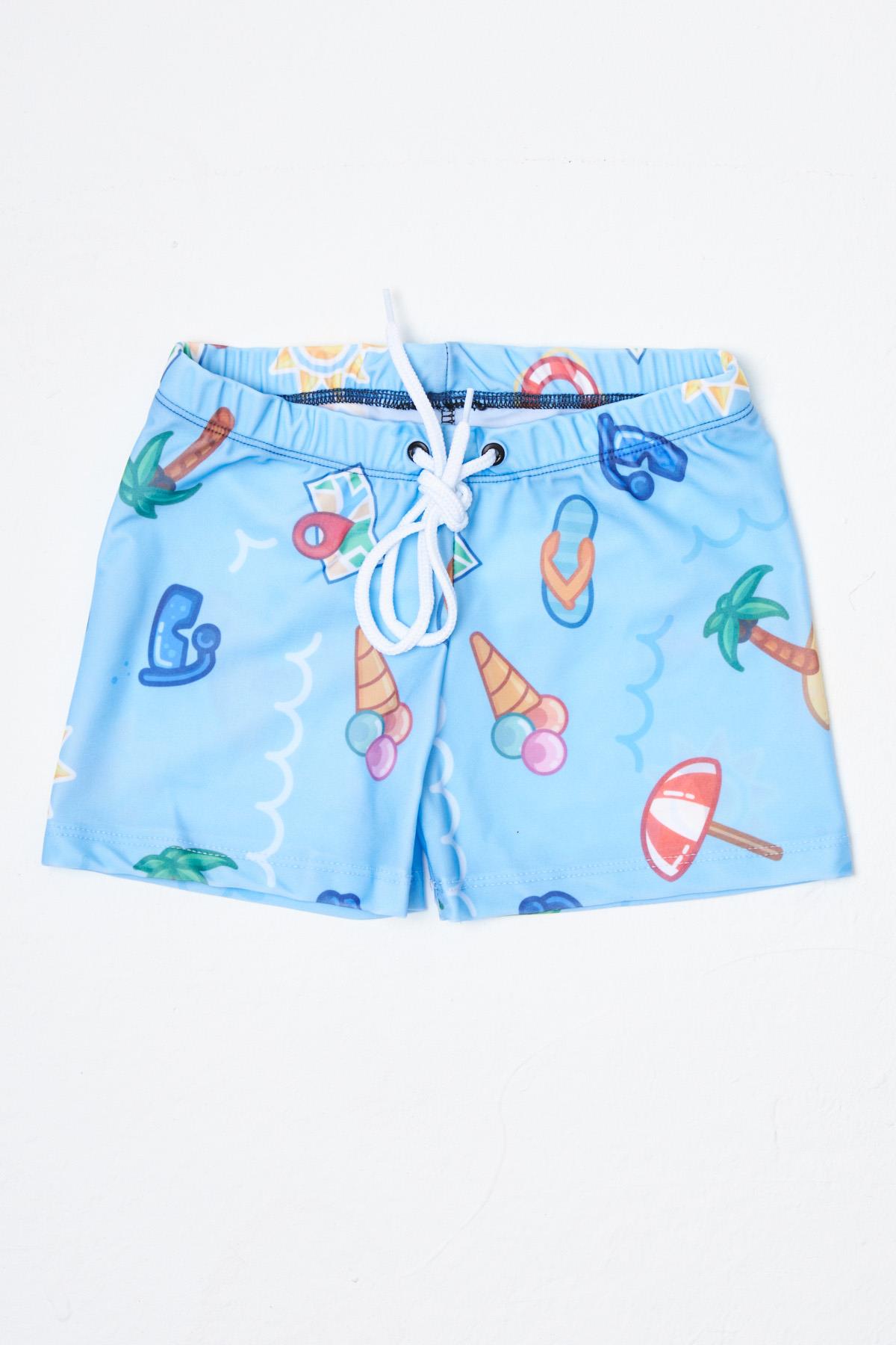 Erkek Çocuk Havuz Deniz Şort 788-123