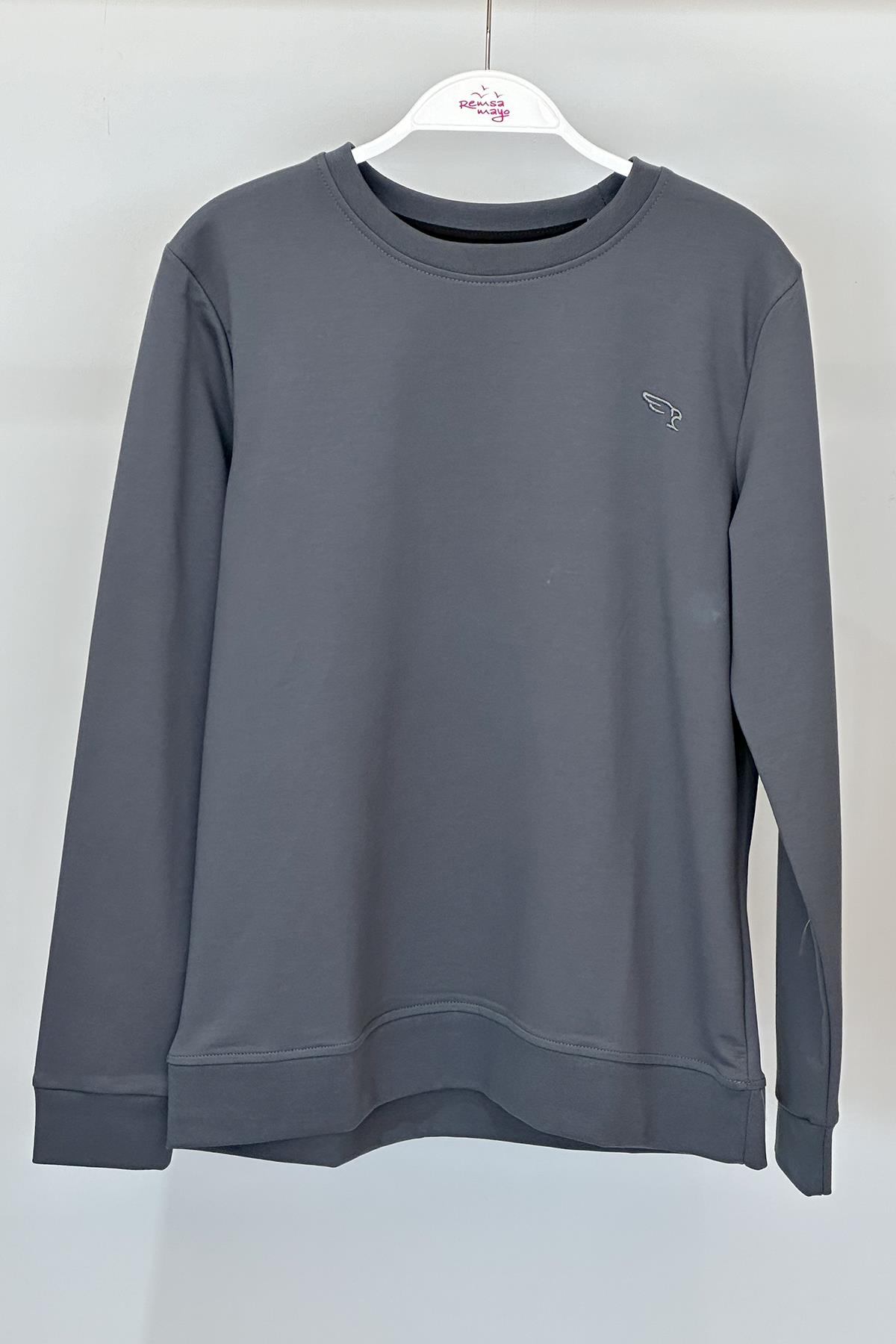 Erkek Sweatshirt 7084 İndigo