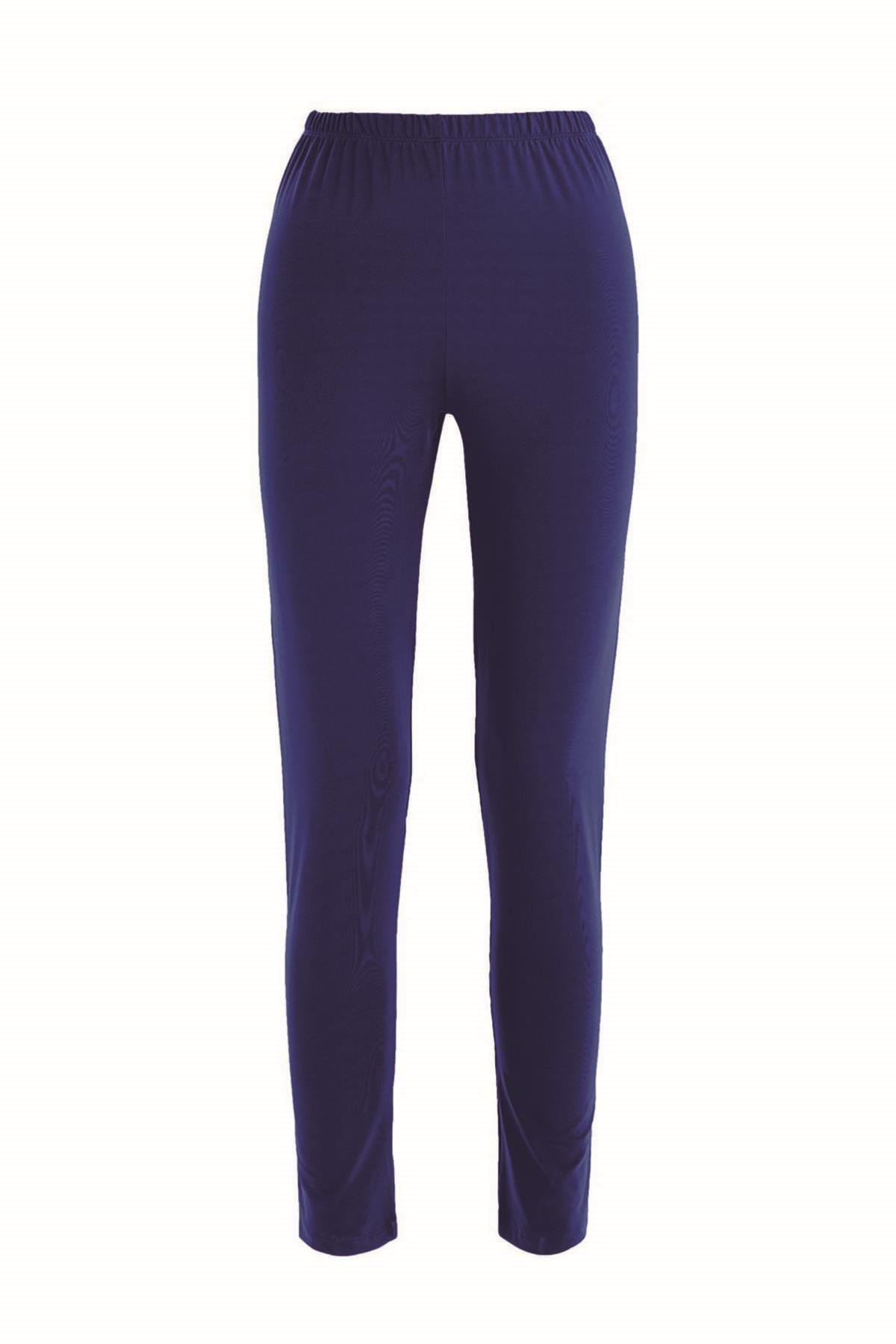 Havuz Deniz Uzun Tayt Likralı Tek Alt T001 Koyu Lacivert