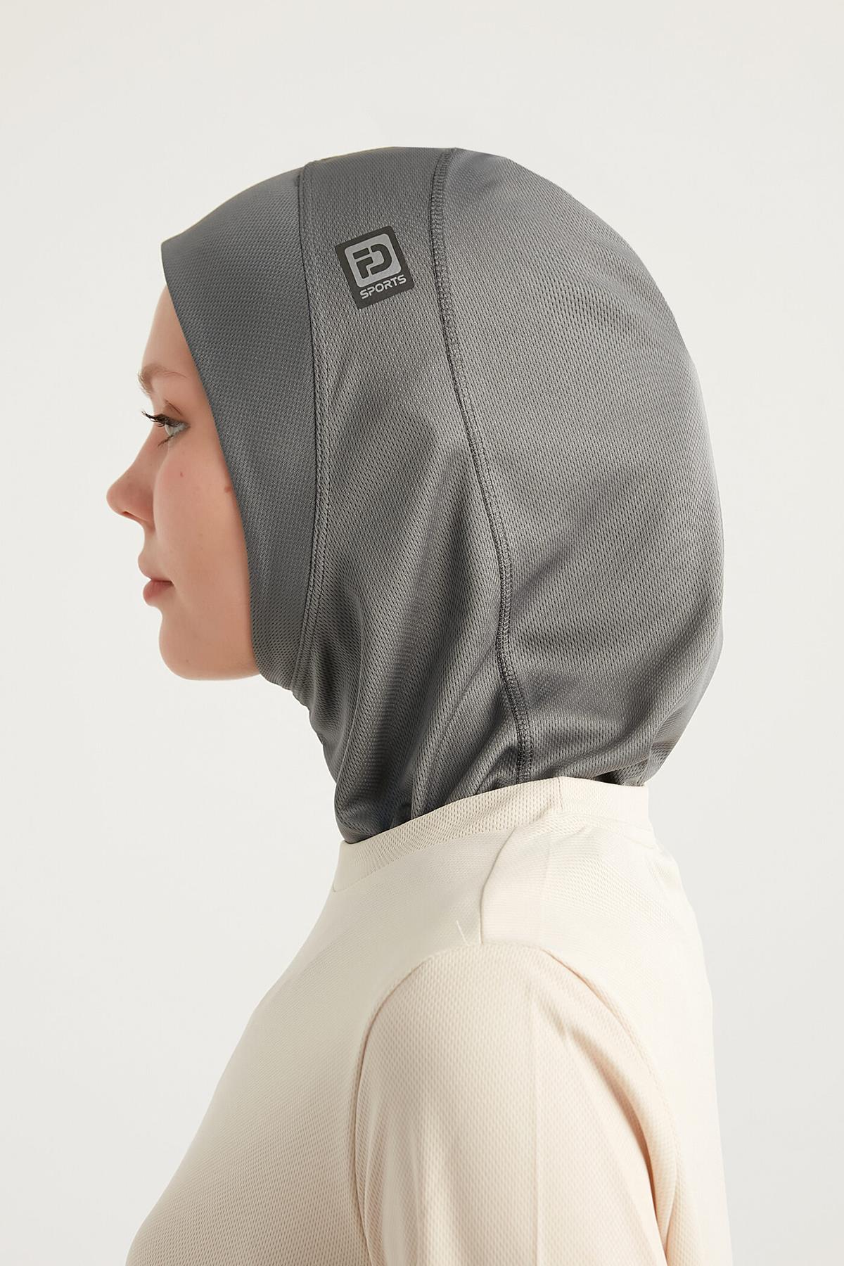 Hıjab Spor Bone 625457 Antrasit 