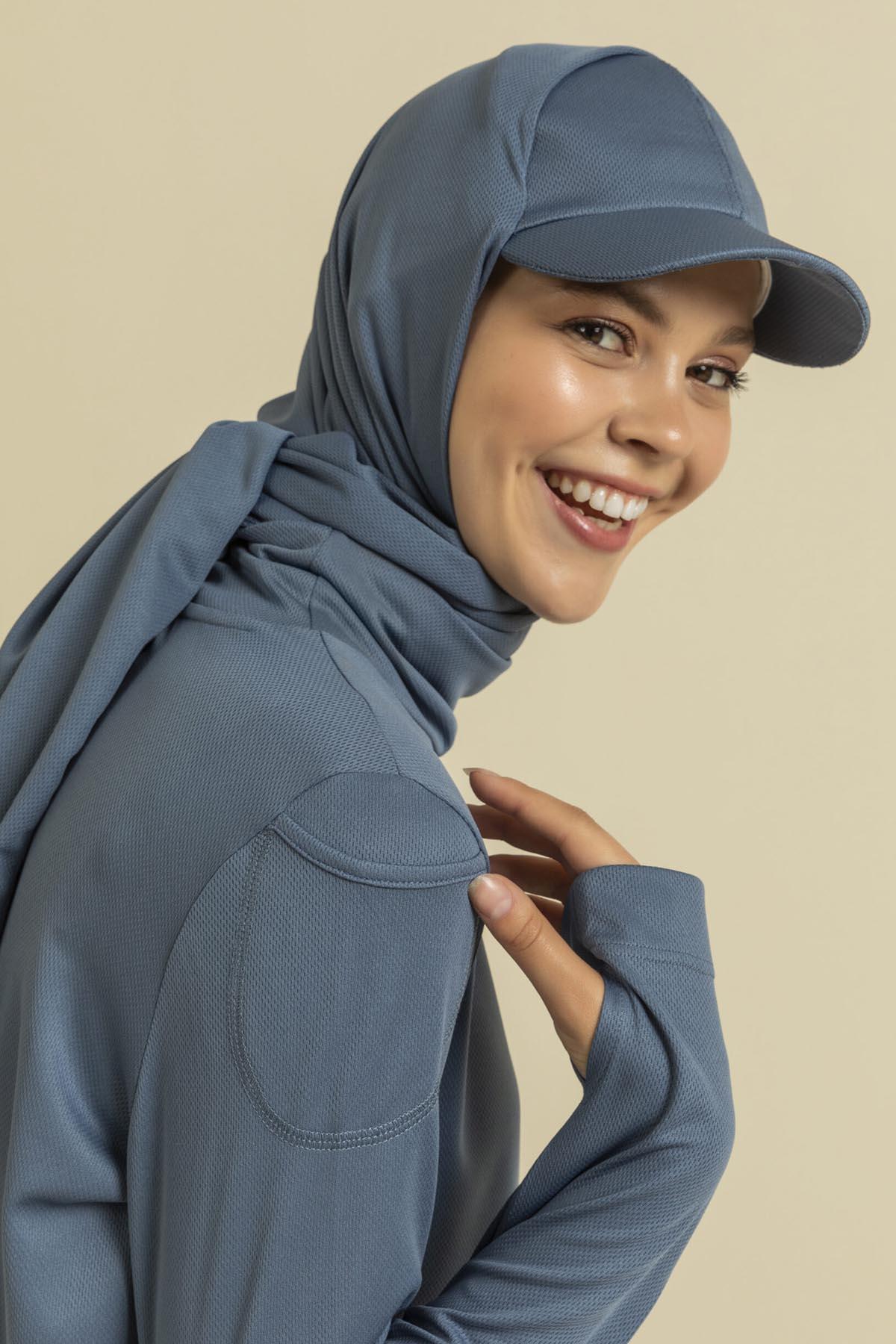 Kepli Spor Şal Bone FD Sports A520.13 indigo