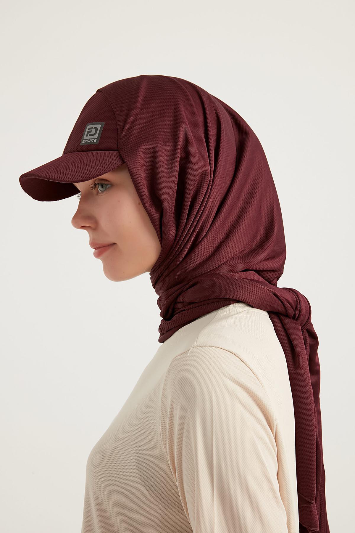Kepli Spor Şal Bone FD Sports A520.45 Bordo