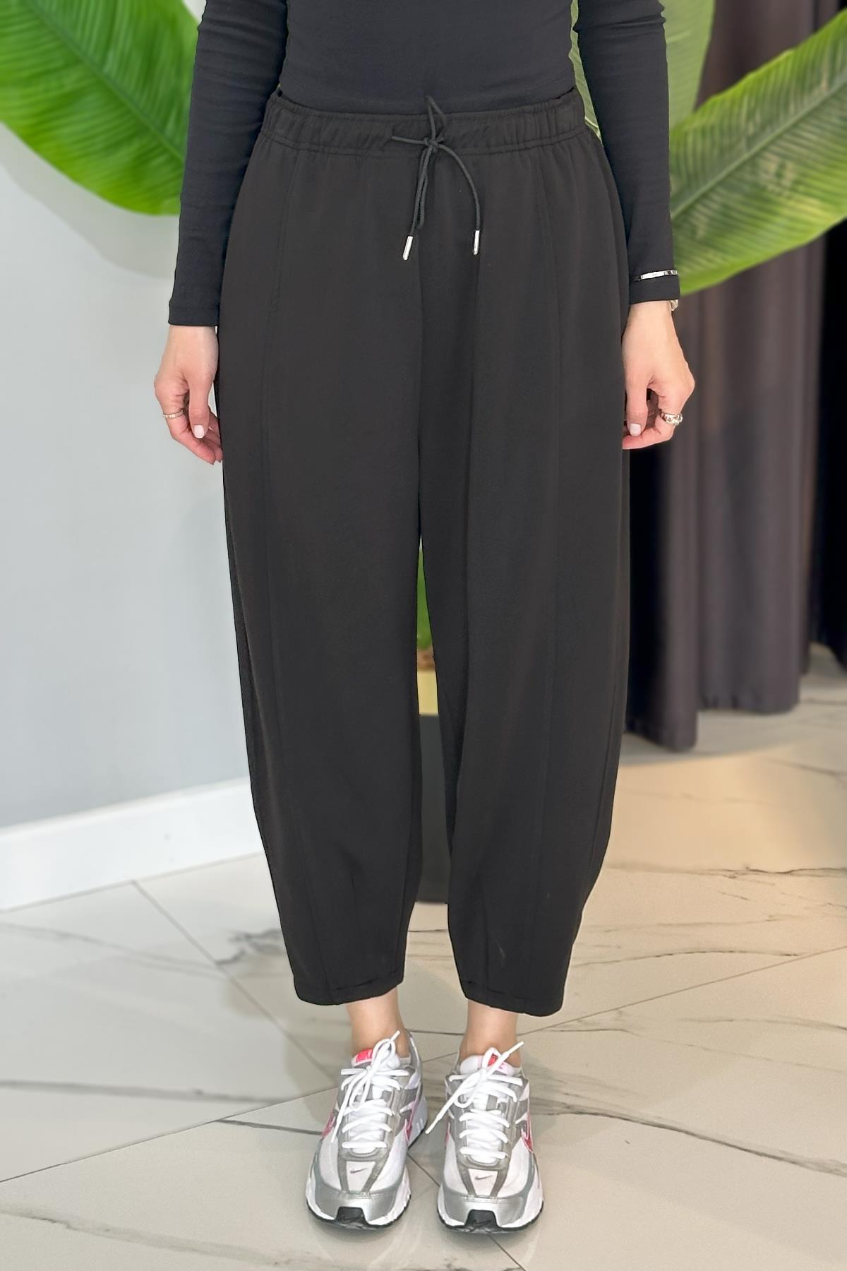 Konik Form Modal Pantolon 34514 Siyah